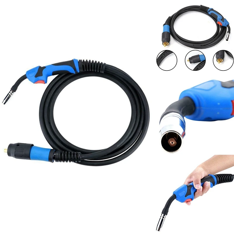 15AK Welding Torches Plastic Welding Equipment CO2 Gas Welding Torches With 4M Cable For MIG Welding Machine Durable Easy To Use