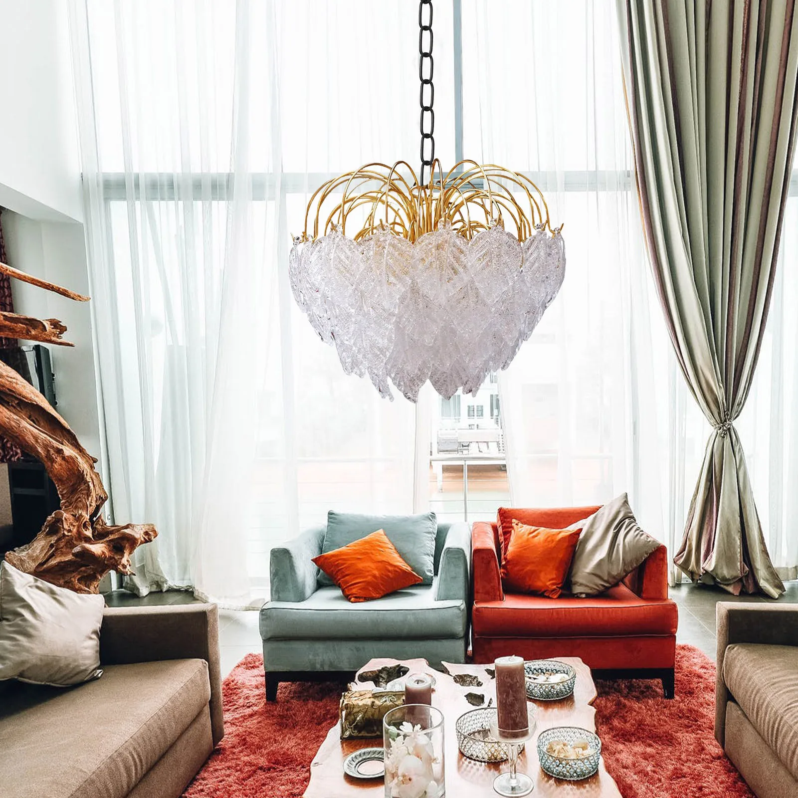 

Heavy Duty Iron Chain for Hanging Lights Pendant Lamps Chandeliers Ceiling Fixtures Replacement Links Easy Install Lighting