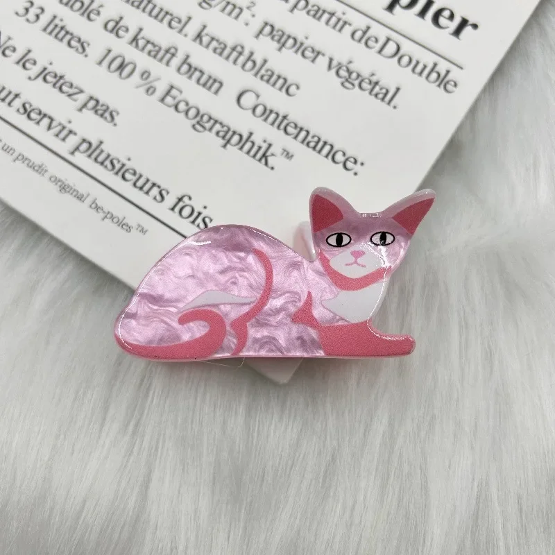 Cat Hairpin Lady Girl Cute Little Hairpin Short Long Hair Hairpin For Daughter Lover Girl School Partner