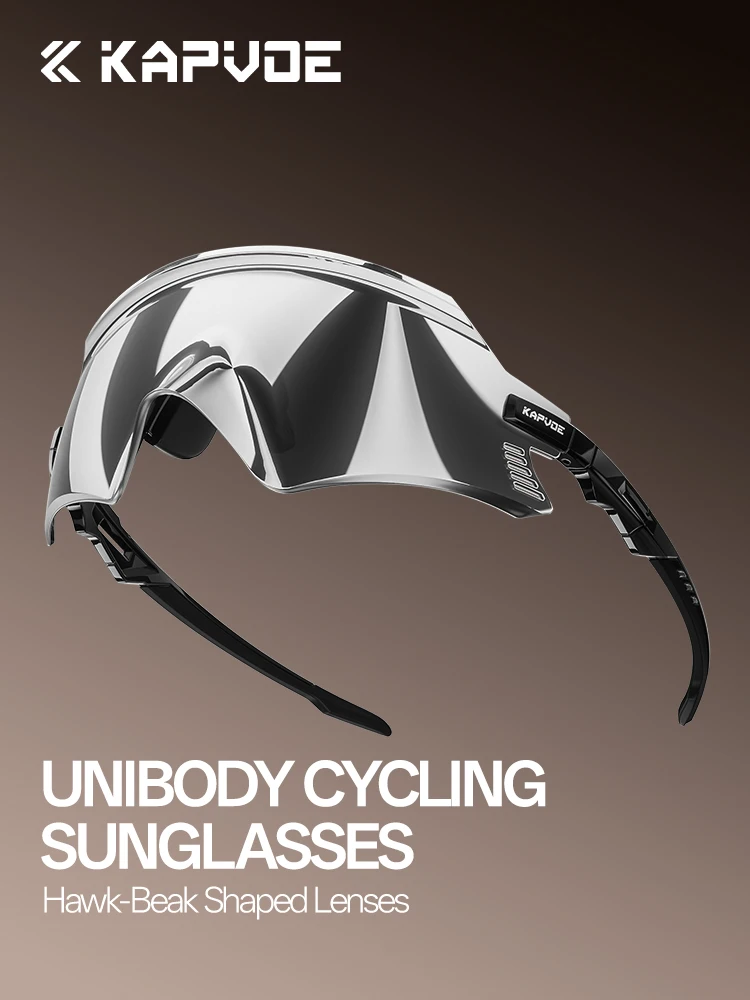 AliExpress kapvoe KAPVOE Eagle Beak Integrated Cycling Glasses Racing Eyewear Cycling Sunglasses MTB Road Bike Outdoor Sports Bicycle Men Women