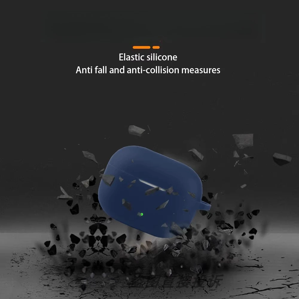 غطاء سماعة أذن لامع/حب لهاتف Haylou GT1 2022 صندوق سماعة أذن ناعم من السيليكون