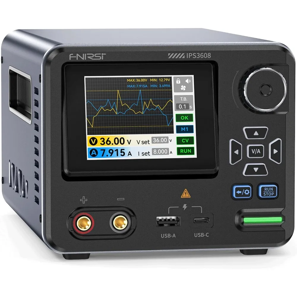 الأثاث التجاري IPS3608 تيار مستمر مصدر الطاقة مقعد متغير 36 فولت 8A مع تموج منخفض USB منفذ C قابل للبرمجة 4 أرقام #2