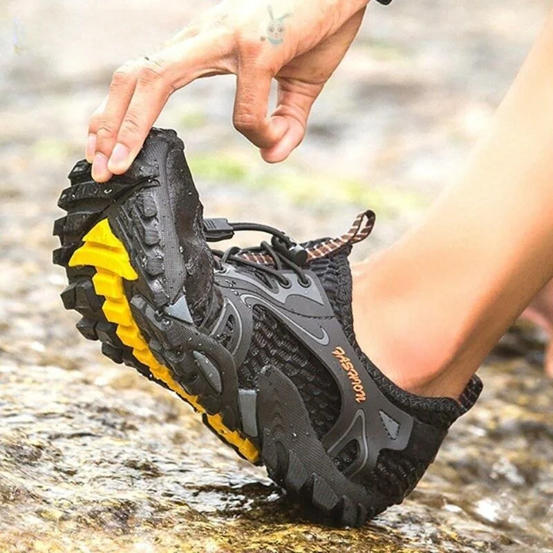 

Men's Summer Breathable Anti-slip Outdoor Shoes Water And Land Dual-use Climbing Shoes Mesh Quick-drying Fishing Wading Shoes