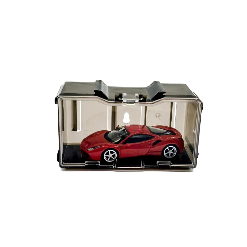 Model Car Display Box 1/64 Diorama Garage Carpark Acrylic Model Scene Toys Set Gifts For Children Collection(Without Cars)