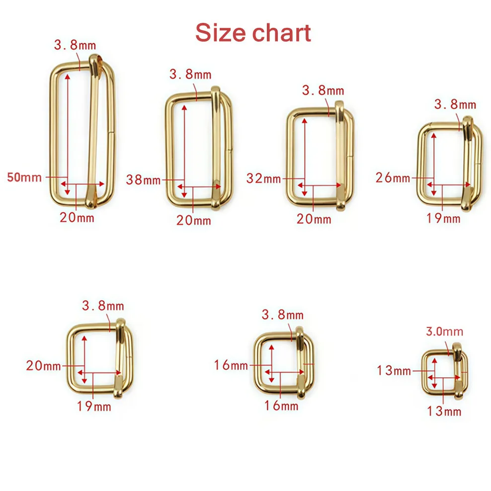 

Adjustable Buckles Metal Buckles Hooks Leather Gear Shift Bags Belt Buckles Backpack Hooks Shoulder Straps Bag Accessories