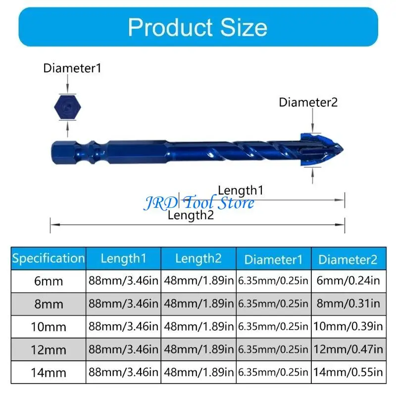 A2UD Professional Professional Bit for Wood Metal Plastic يوفر المتانة ودقة لحرف الحفر الكفاءة عشاق DIY