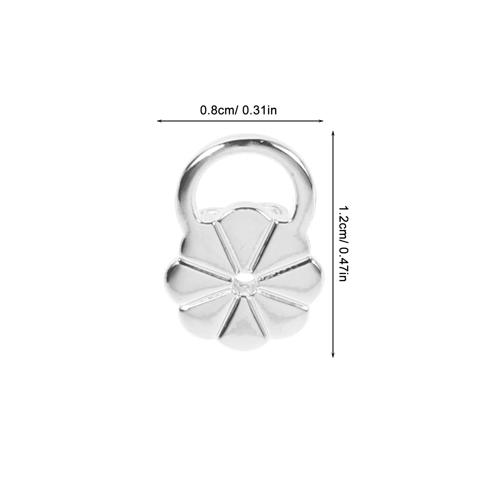 3Pairs Copper Flower Earring Lifters Adjustable Ear Support for Heavy Earrings Droopy Ears Replacement Safety Back Pads Ear