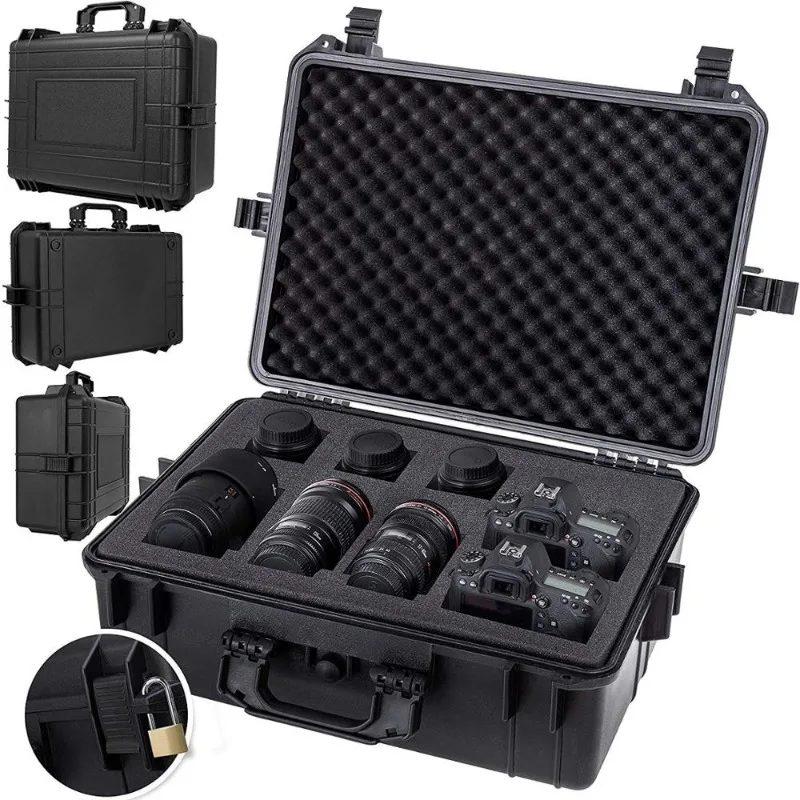 

Hard PP Plastic Flight Case with Foam Tool Case, Waterproof, Shockproof, Hard Carrying, Cheap