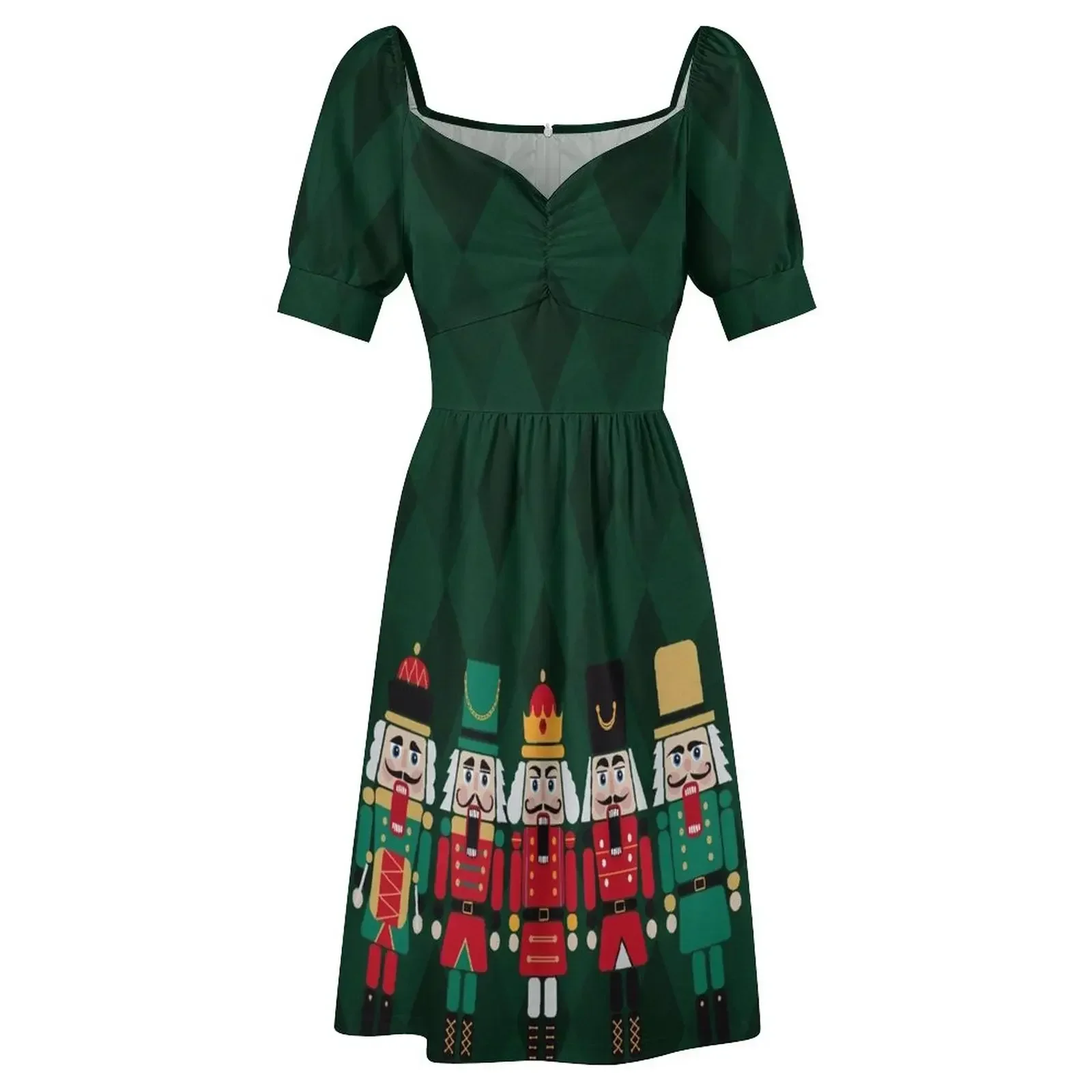 فستان كوكتيل بأكمام قصيرة من The Nutcrackers ملابس نسائية صيفية 2025 فستان حفلة موسيقية #4