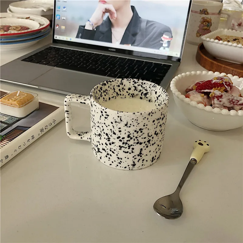 Ceramic Mug Creative Design Nordic Mugs Ins Square Handgrip Cups Coffee Mug Milk Tea Cups Drinkware Mugs Coffee Cups