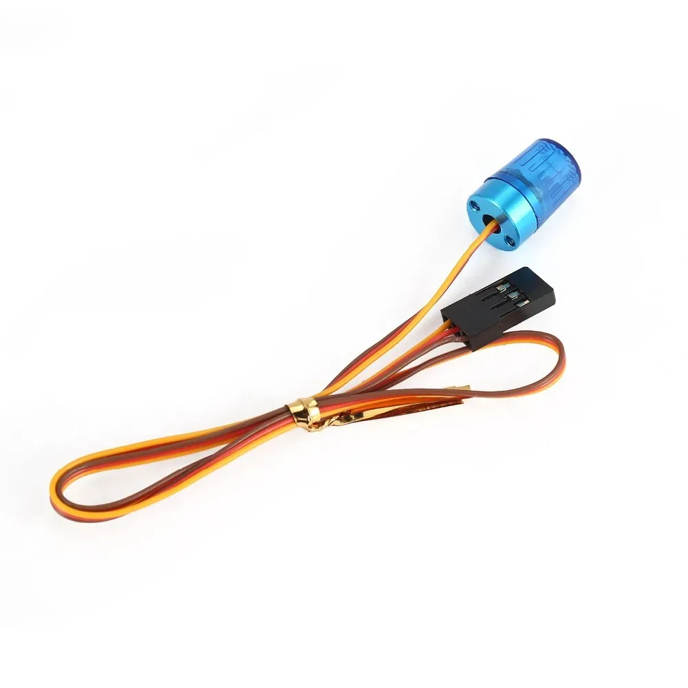 Multi-function LED Light Circular Ultra Bright Lamp Strobing-blasting Flashing Fast-slow Rotating Mode for RC Car HSP Axial
