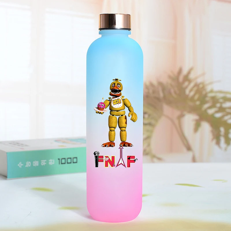 900ML Five Nights At Freddys Water Bottles Game FNAF Sports Bottle Outdoor Travel Gym Fitness Jugs Kids Portable Drinking Cups