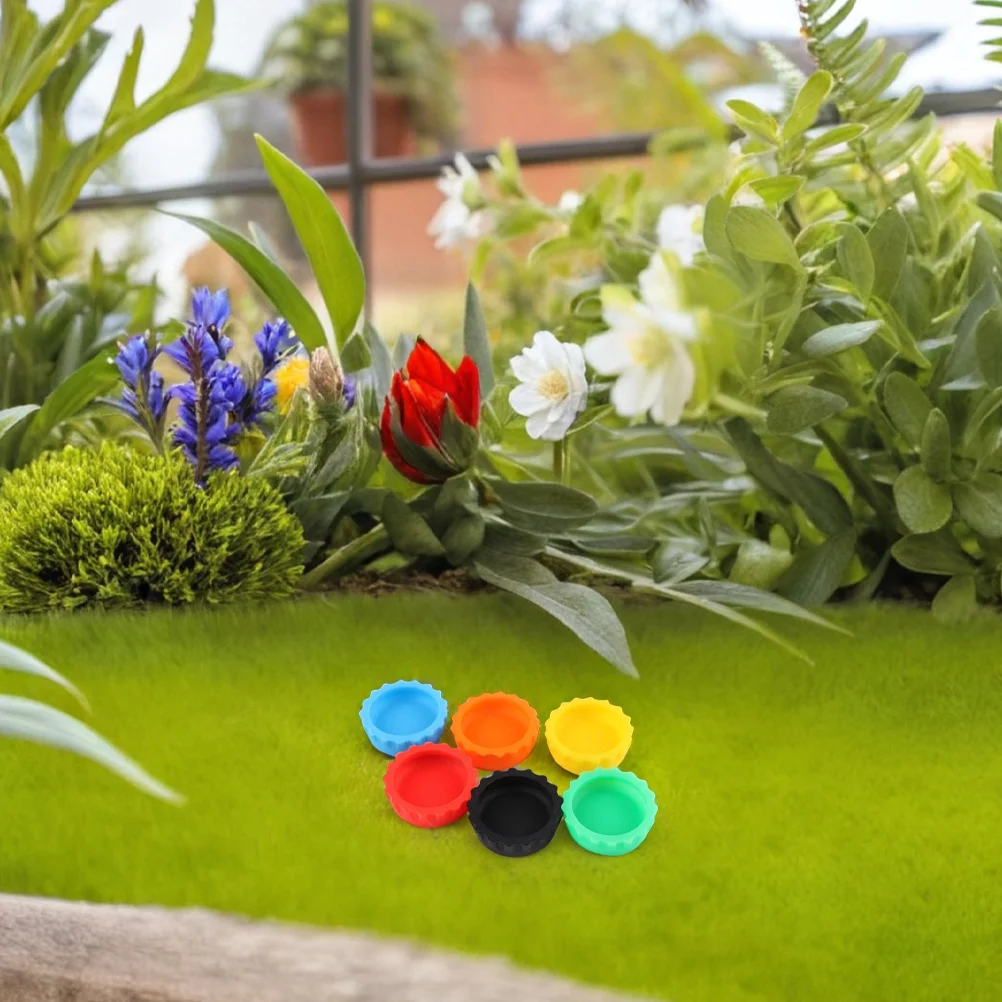 

6Pcs Reptile Feeding Bowls Nonslip Silicone Mixed Colors Stable Food Water Dish for Gecko Lizard Snake Chameleon Bearded Dragon