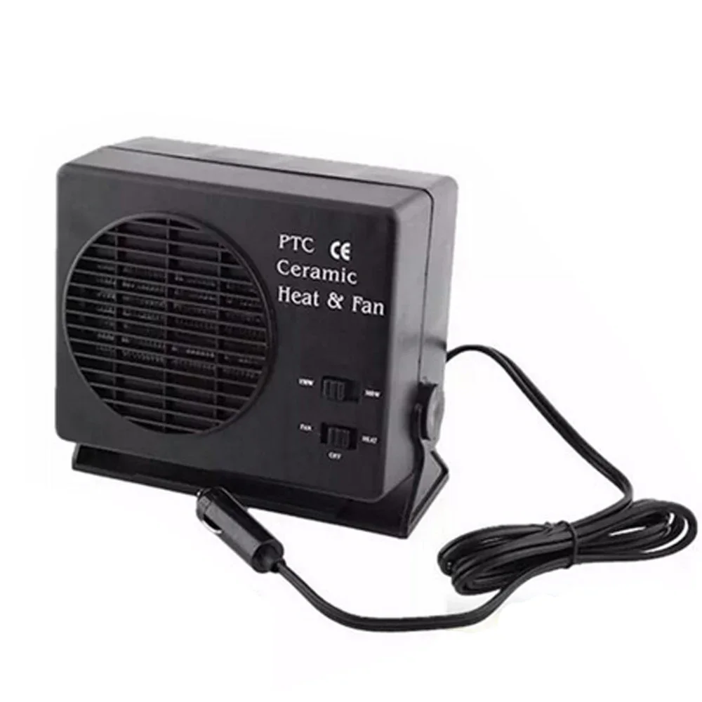 Car Fan Car SUV Accessories for Vehicles Ceramic Car Portable Car Heater Electric 12V 150W/300W Auto Temperature Control