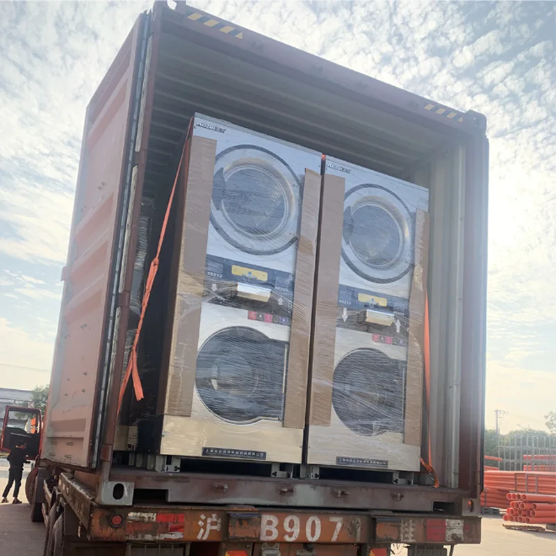 غسالة مجفف الغسيل المشتركة التجارية ذات الخدمة الذاتية التي تعمل بقطع النقود المعدنية #3