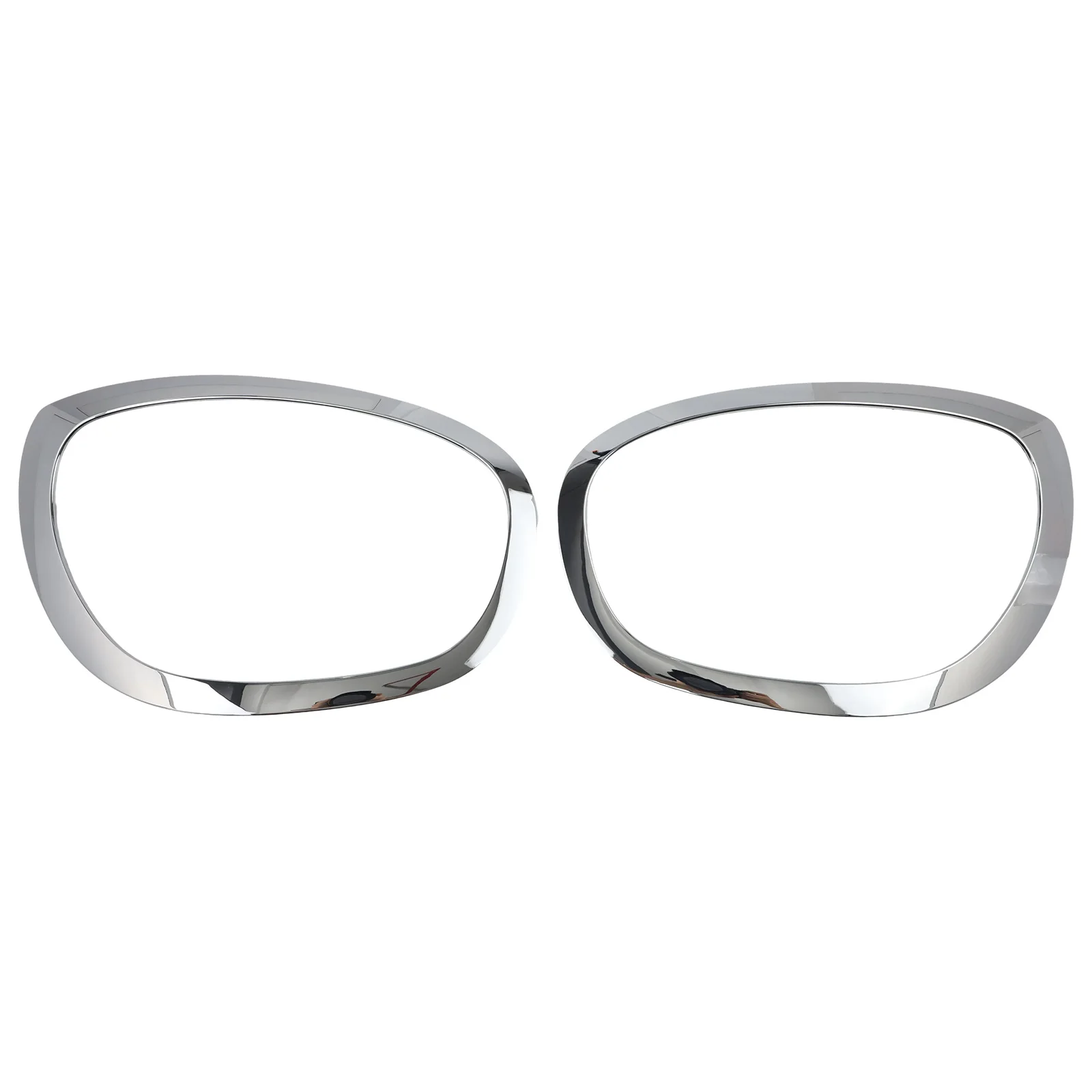 Easy Install Headlight Accessory Led Headlight Silver Headlight Bezel Ring Easy To Use Non-deformable Structure Practical Design