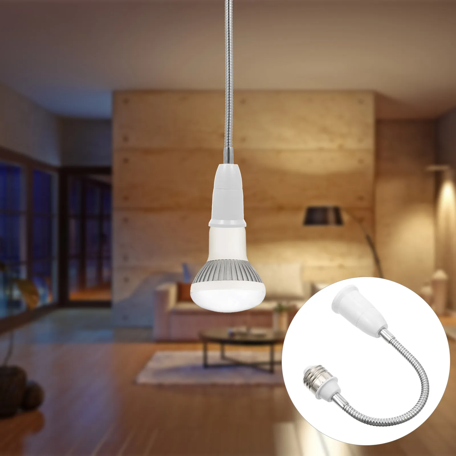 Adapter Electric Bulb Socket Extender Extension Wire Adaptor for Light Lamp Bulbs Adapters