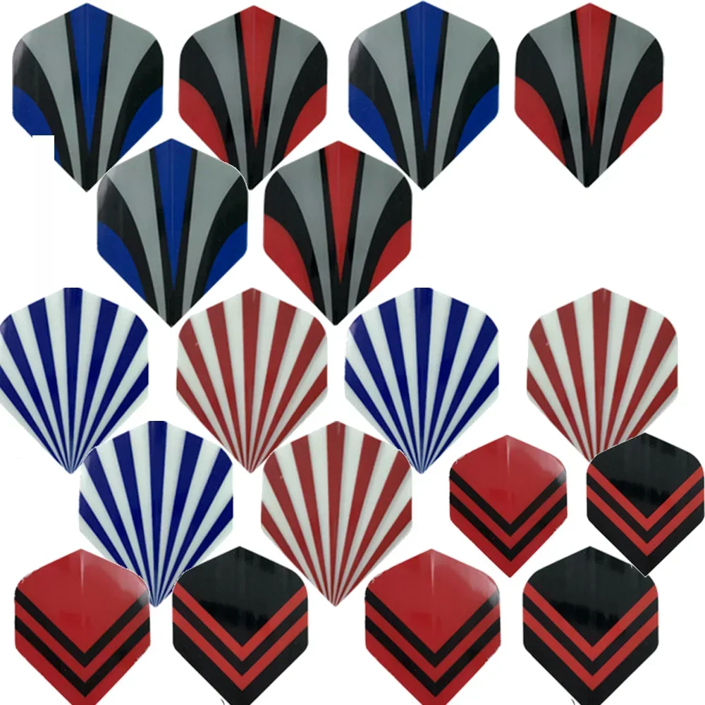 18Pcs Convenient Dart Supplies Portable Wings Flights Game Accessories Tail Tails Balance