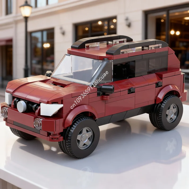 

Набор строительных блоков MOC City Champions, модель Toyota, 362 детали, конструктор, рождественский подарок, игрушка, развивающая игра, креативный набор для сборки