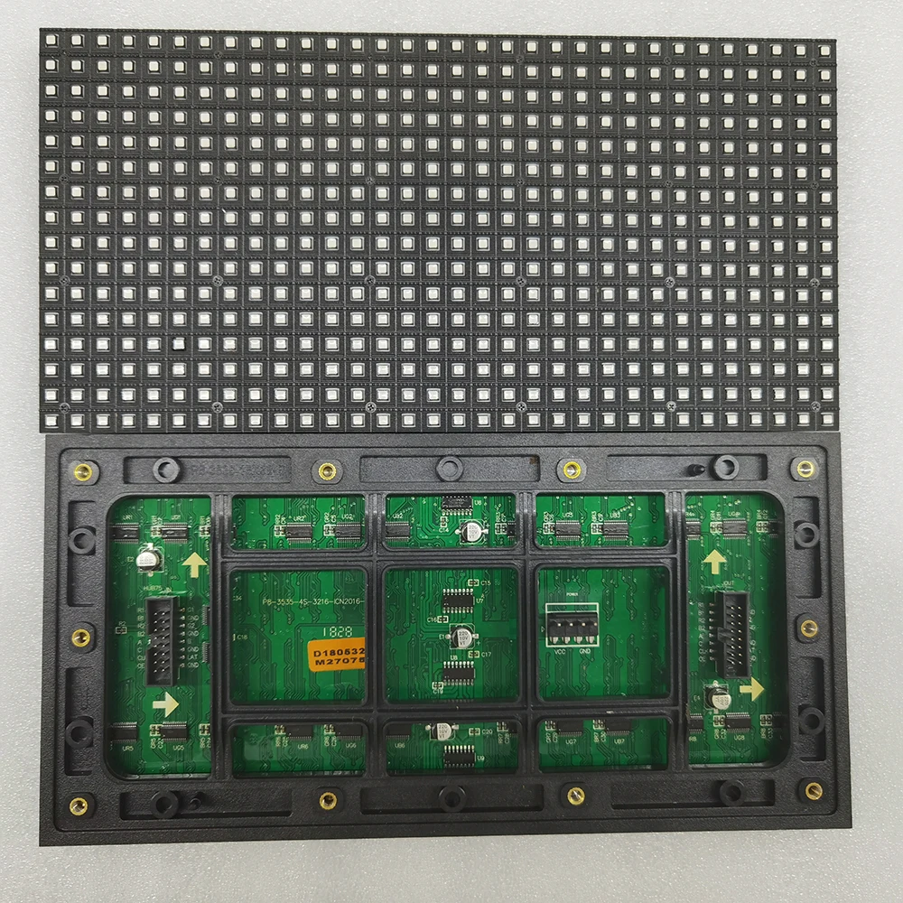 Waterdichte P8 Outdoor 256*128Mm Module Resolutie 32*16 Pixels Podium Video Wall Led Display Module