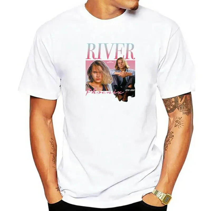 River Phoenix T Shirt men t shirt cotton tshirt men summer fashion t-shirt euro size