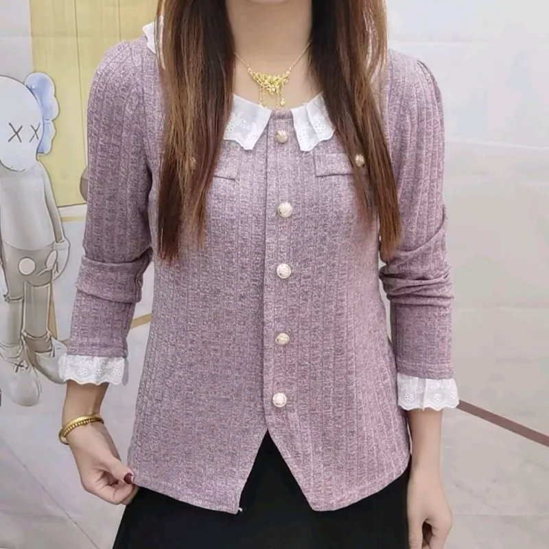 

Новая кружевная рубашка, кукла, модная Интернет-база знаменитостей, топ с длинными рукавами