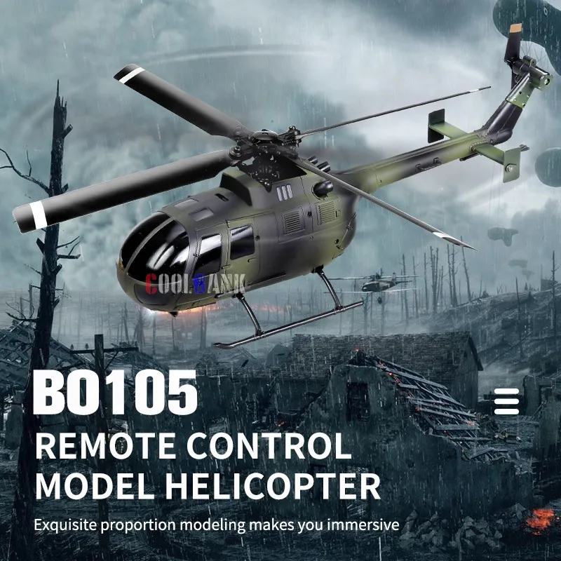 

2.4G C186 BO105 RC Helicopter 4 propellers 6 axis electronic gyroscope for stabilization TC Toy RC Drone