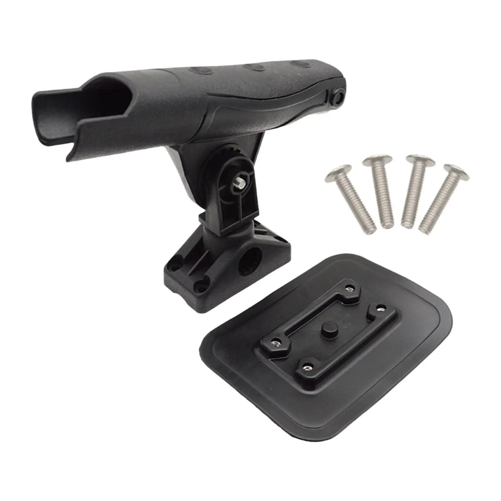 قارب قابل للنفخ حامل قضيب الصيد الملحقات دوران 360 درجة مع قاعدة ثابتة آمنة العالمي كاياك قصبة صيد خشبية حامل #2