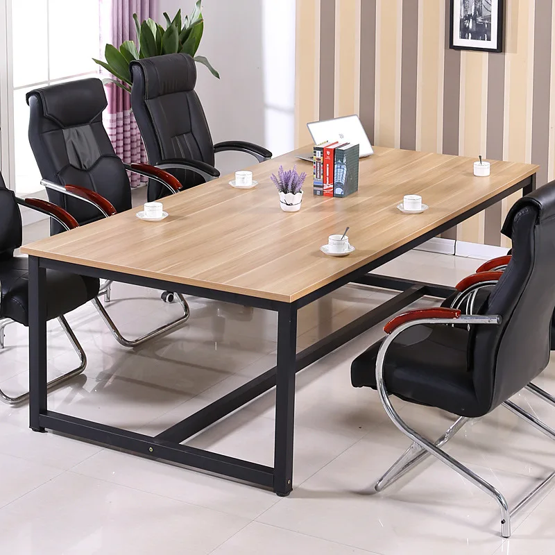 conference table is thick and not shaking, modern reception negotiation, large table combination, small meeting table spot