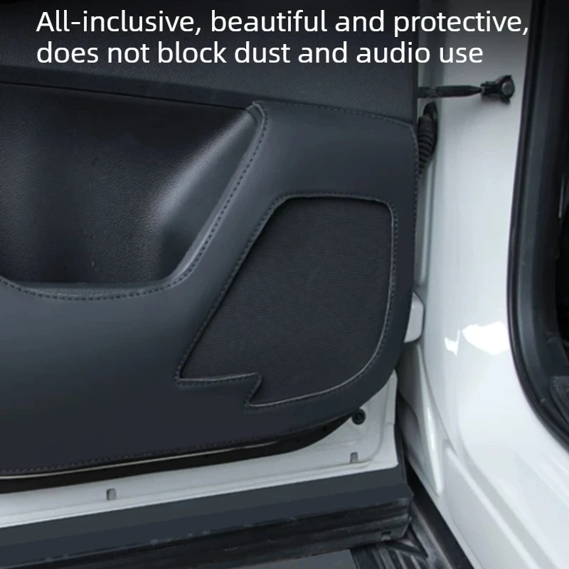 Thickened Door Anti-kick Pad Car Door Panel Protection Leather Sticker For Honda CR-V/Breeze 2023-2026 Interior Retrofit Tools