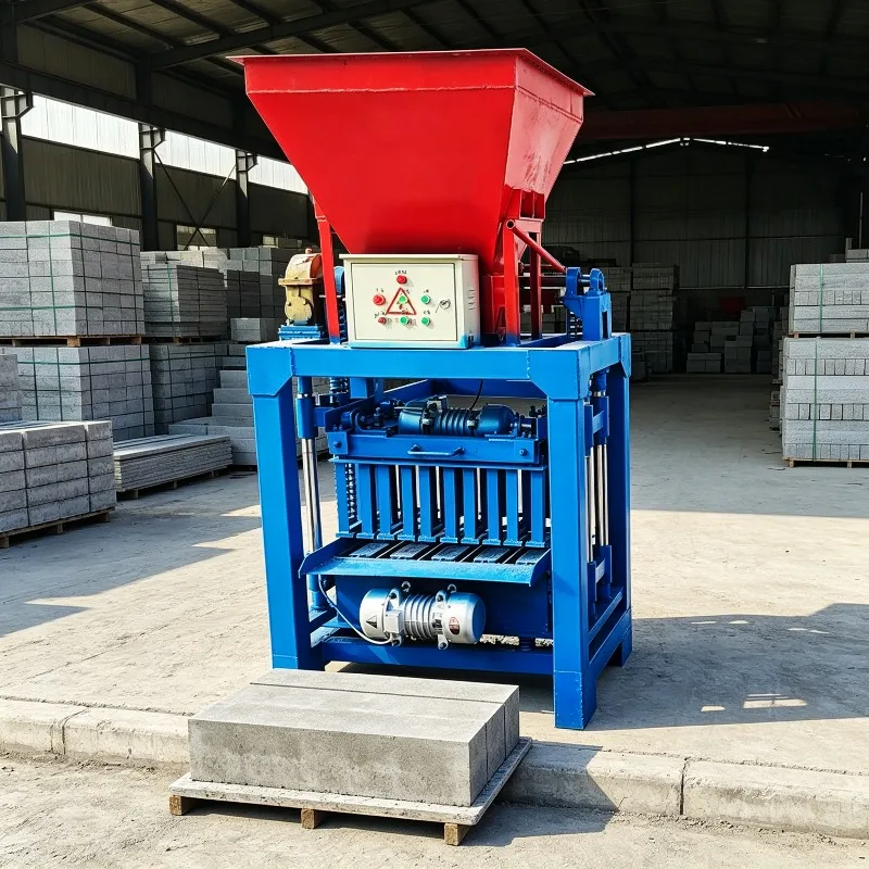 Customized Clay Brick Press Manual Hydraulic System No Firing Eco Friendly for Rural House Building Project