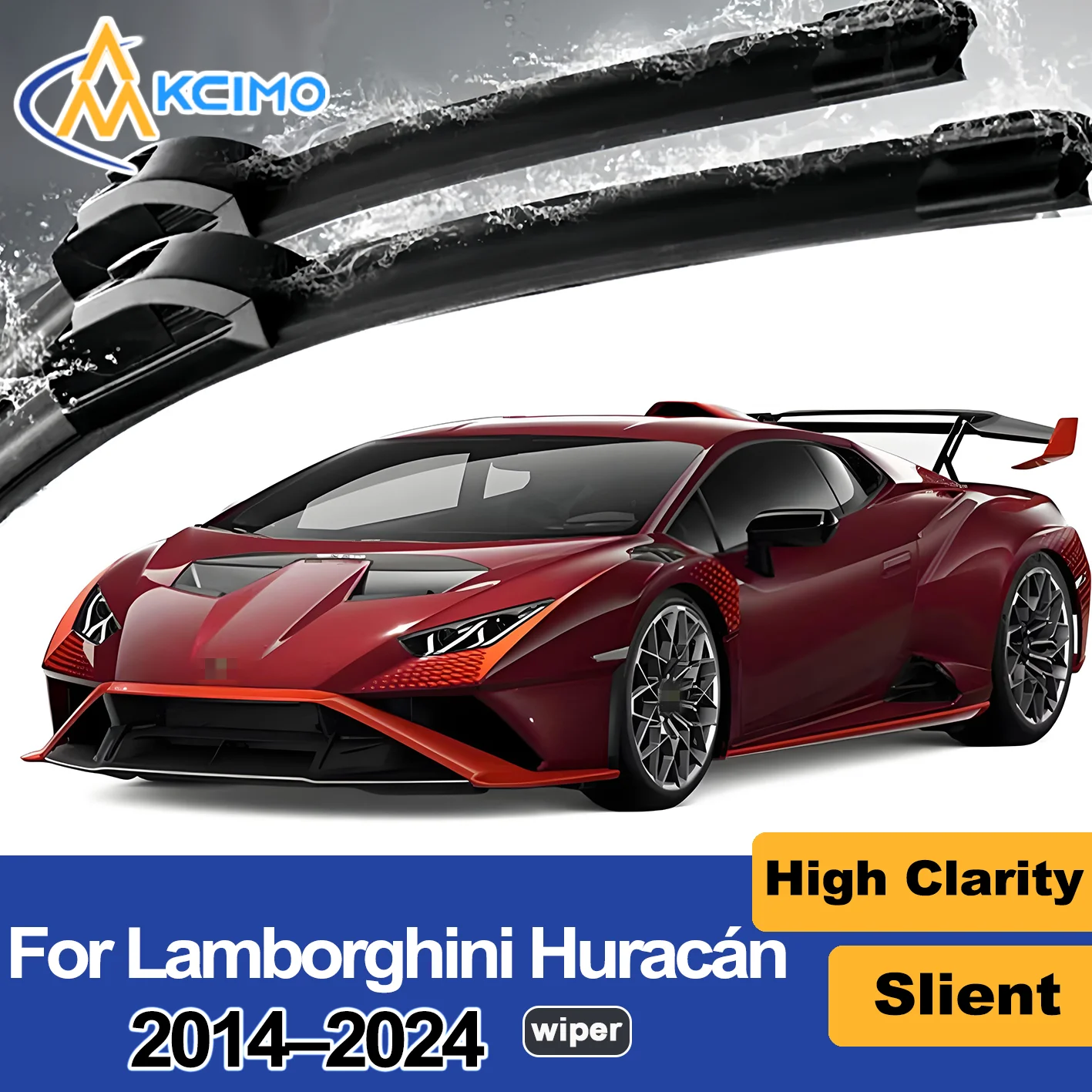

2PCS New Front Windshield Wiper Blade for Lamborghini Huracán 2014-2024 Front Windshield Auto Wipers Blade Accessories 2024 2023