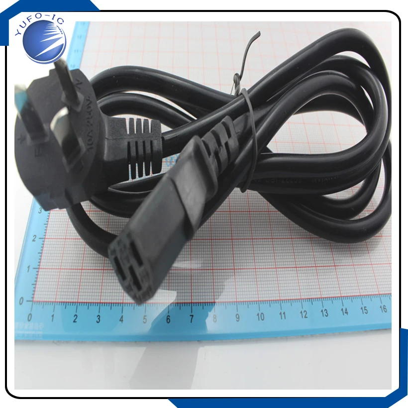 1pcs  3 meters power cord goose head  cable wire  power  cable wire  three core power cord    pine Electronics
