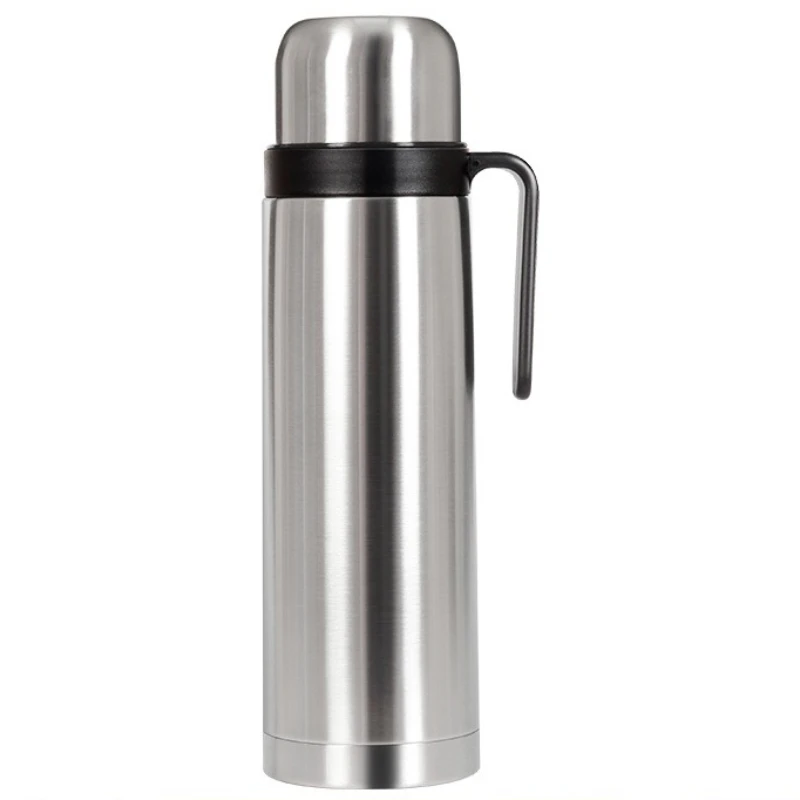 Stainless Steel Thermal Kettle Gourd-shaped Mate cup Vacuum Insulated Straight Cup Handle Outdoor Sports Portable Travel Kettle