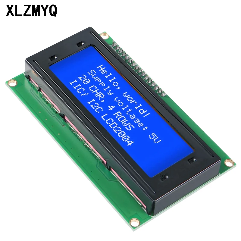 5 قطعة LCD2004 + I2C شاشة الكريستال السائل 2004 20x4 2004A شاشة زرقاء HD44780 LCD مع IIC/I2C وحدة مهايئ الواجهة التسلسلية لاردوينو #4