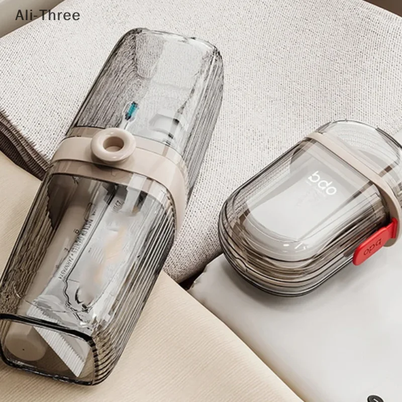 

1 комплект, портативный пластиковый чехол для мыла, ящик для хранения зубных щеток для путешествий, контейнер для посуды, лоток для туалетных принадлежностей, дорожные принадлежности