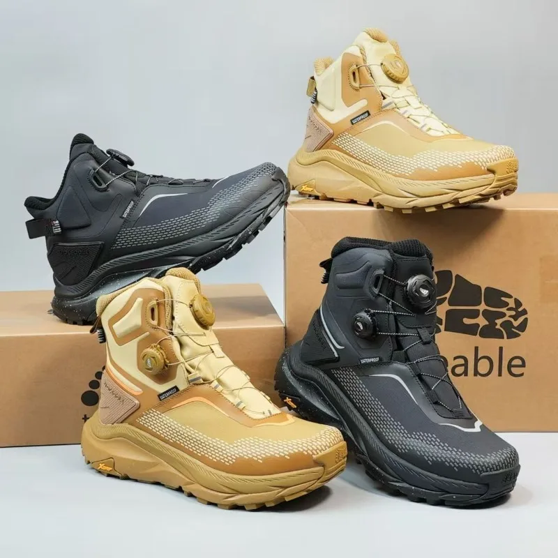 Original Brand Autumn/Winter Outdoor Hiking Shoe Top Quality Wearable Mountain Climbing Boots Unisex Warm Fur Trekking Sneakers