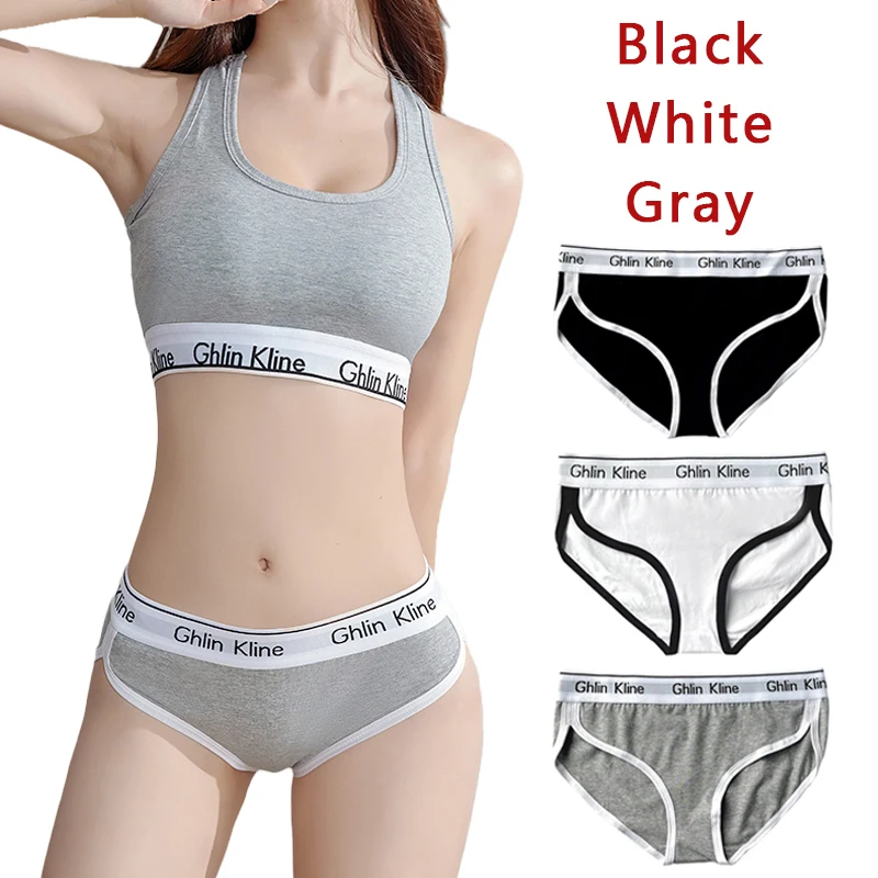 

Women Fashion Underwear for Yoga Running Briefs 100% Cotton Seamless Panty for Female
