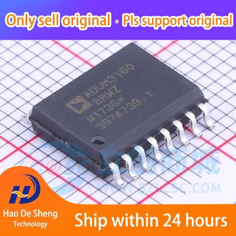 

10PCS/LOT ADUM3160BRWZ-RL ADUM3160BRWZ ADUM3160 SOIC-16 New Original In Stock