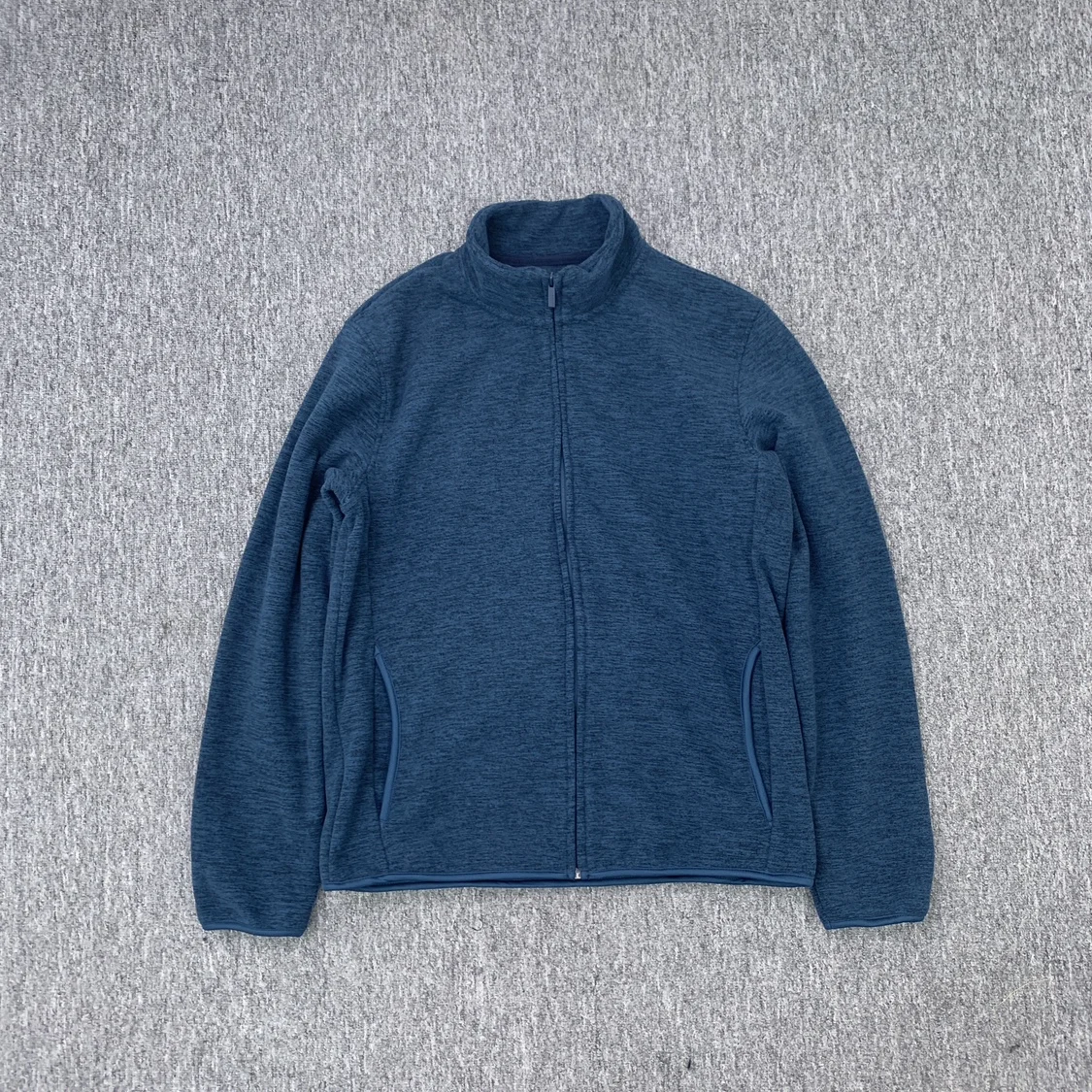 

Elastic Fce Zipper Jaet Men's Stand Collar Warm Sports Casual All-Match Men's Long Sve Stand Fit Autumn Jaet