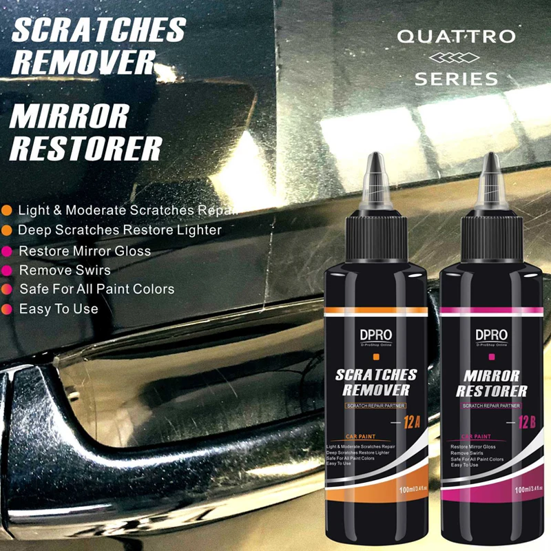 DPRO Car Scratch Remover Polish Wax Scratch Repair Mirror Restorer Polishing Paste Paint Care Car Cleaning Auto Detailing S12