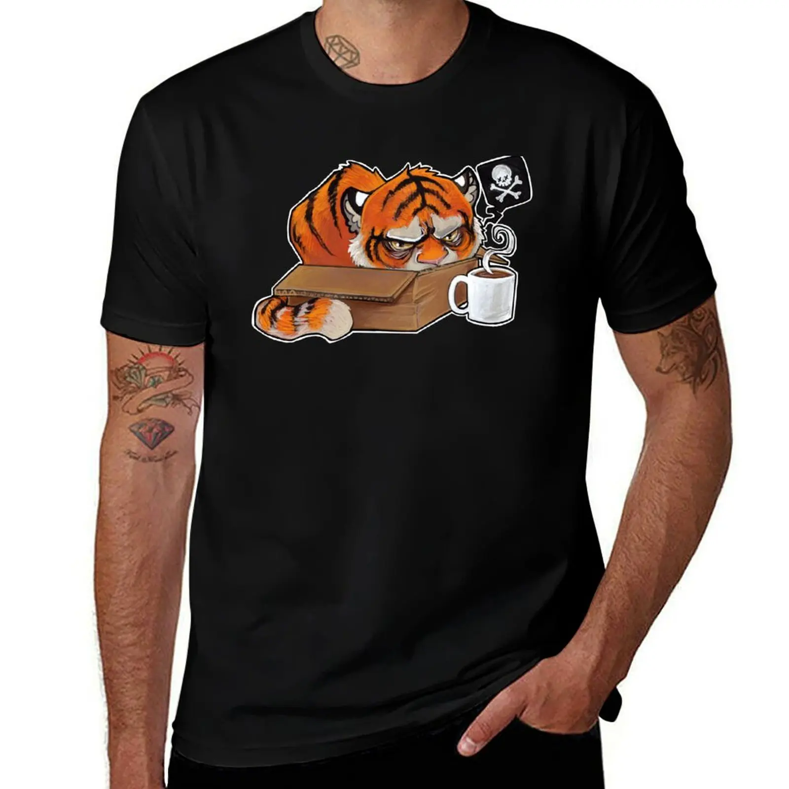 

Grumpy tiger T-Shirt t shirt man cotton man t shirt graphic T-Shirt