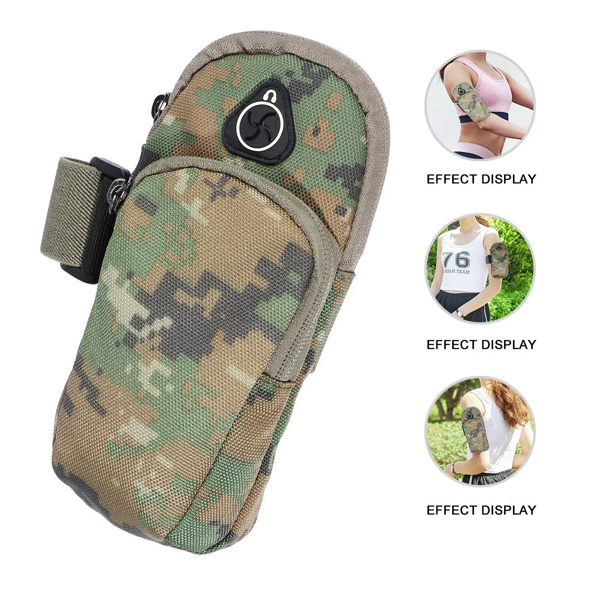 

Спортивная водонепроницаемая сумка-нарукавник для телефона (1 шт.), зеленая, для бега, фитнеса, альпинизма и активного отдыха