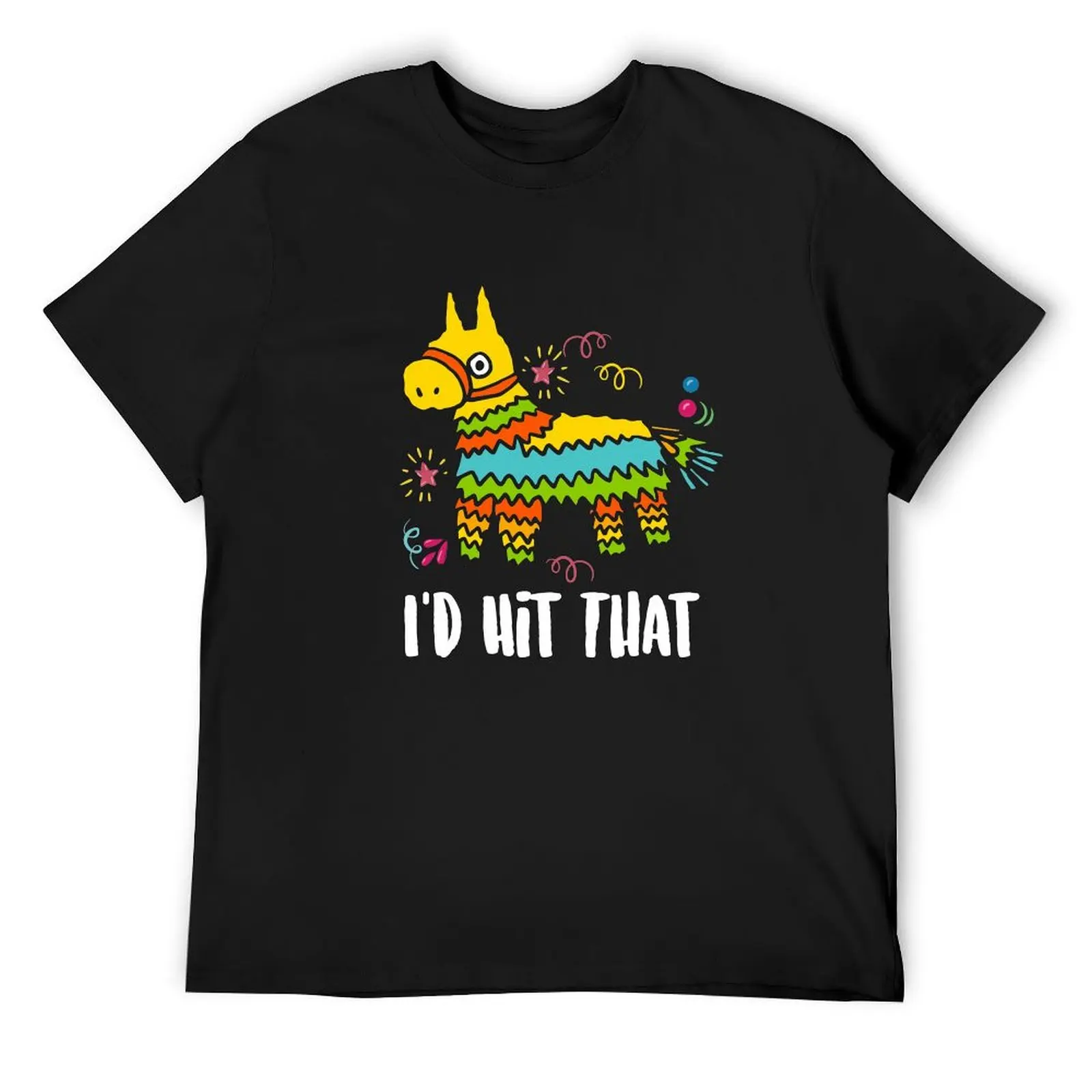 

Pinata, I'd Hit That T-Shirt anime figures cotton man t-shirts oversized man clothes luxury clothes men