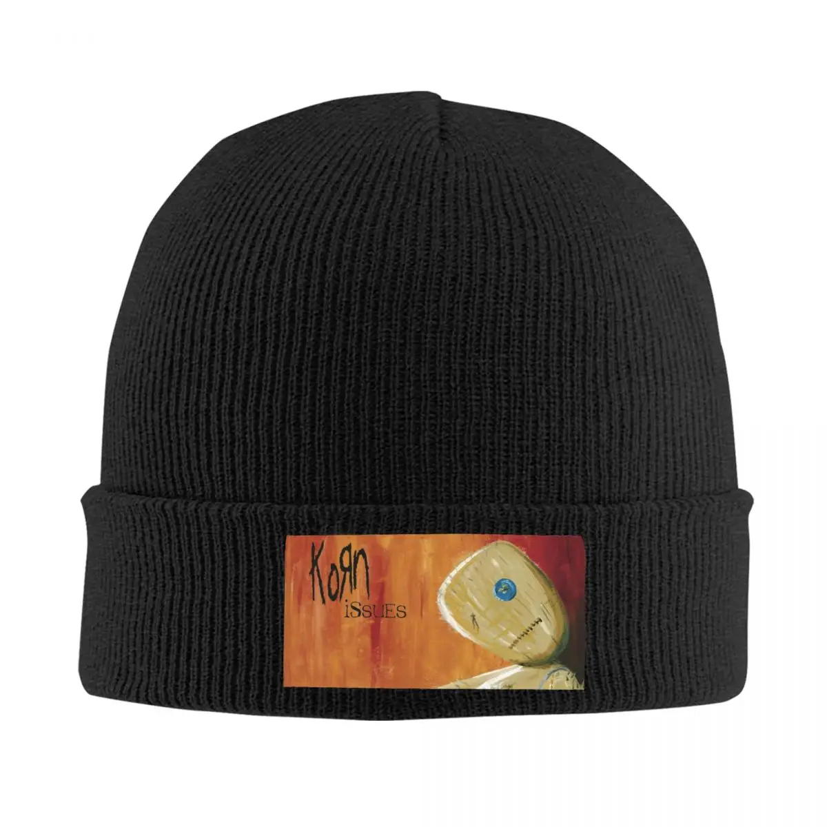 Korn Issues Hats Autumn Winter Beanies Warm Music Rock Caps Unisex Knitted Caps