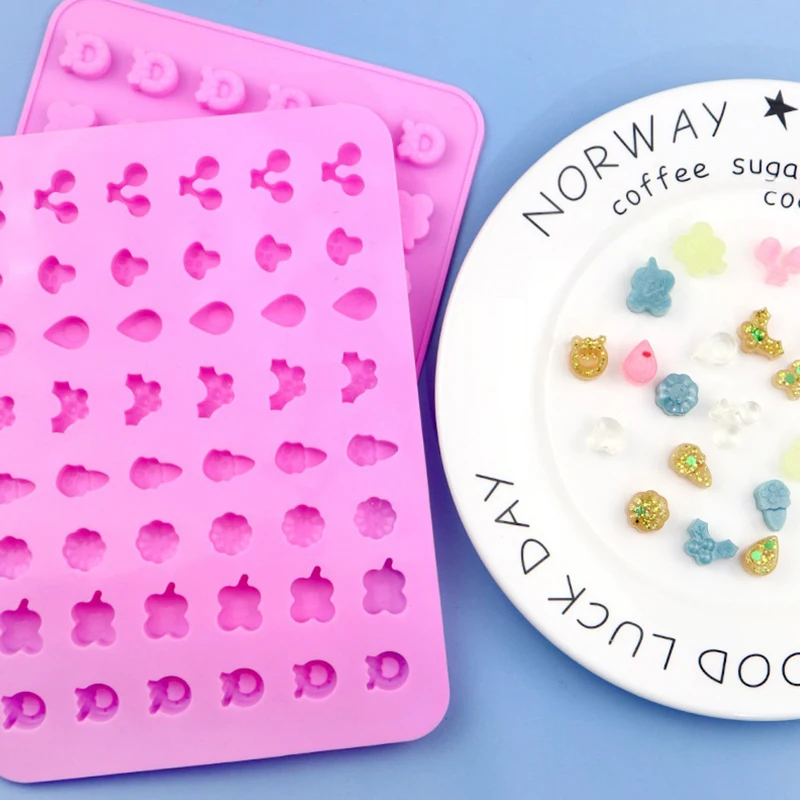 32/48/60 Cell Forest Animals Mold Silicone Molds Pastry Fudge Chocolate Candy Making Molds DIY Baking Decoration Tools Cake