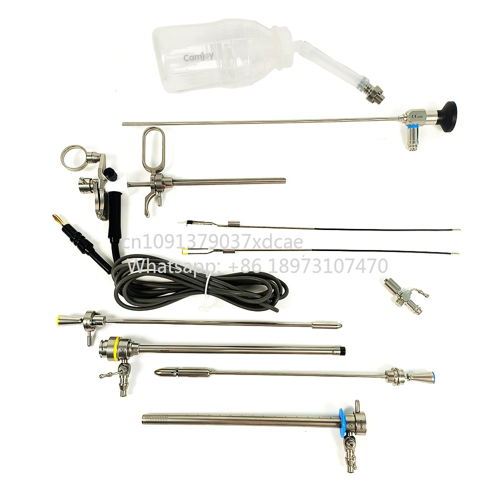 Nuevo Modelo de Set de Resectoscopio Pediátrico para Urología, Set de Resectoscopia Urológica, Set de Cistoscopio para Instrumentos de Operación Cistoscópica