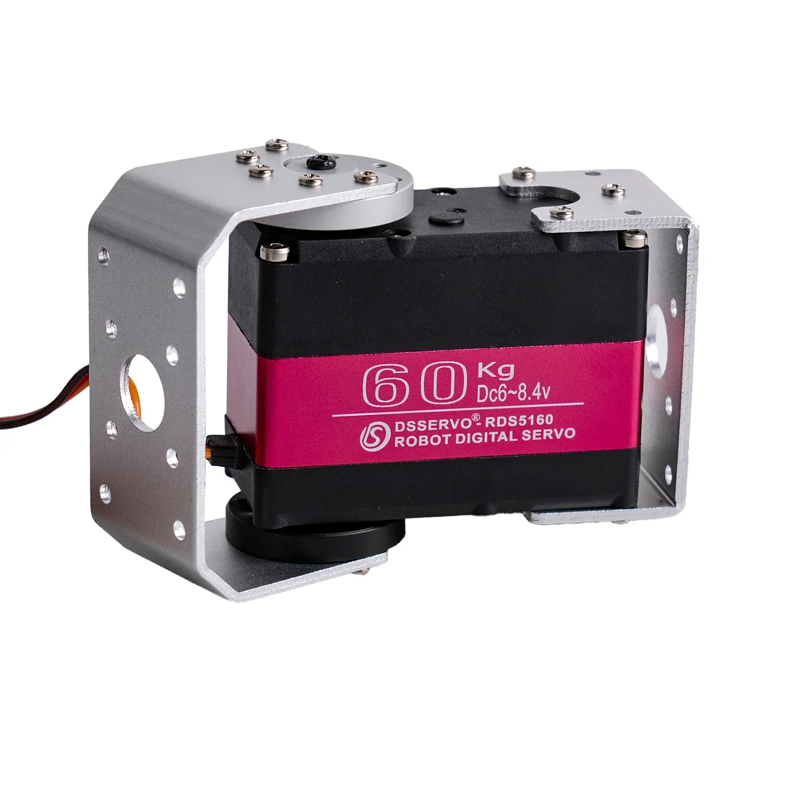 RDS5160 SSG 60kg デジタルロボットサーボ 270 °   メタルギア 7.4V RCモデル用Uブラケット付き