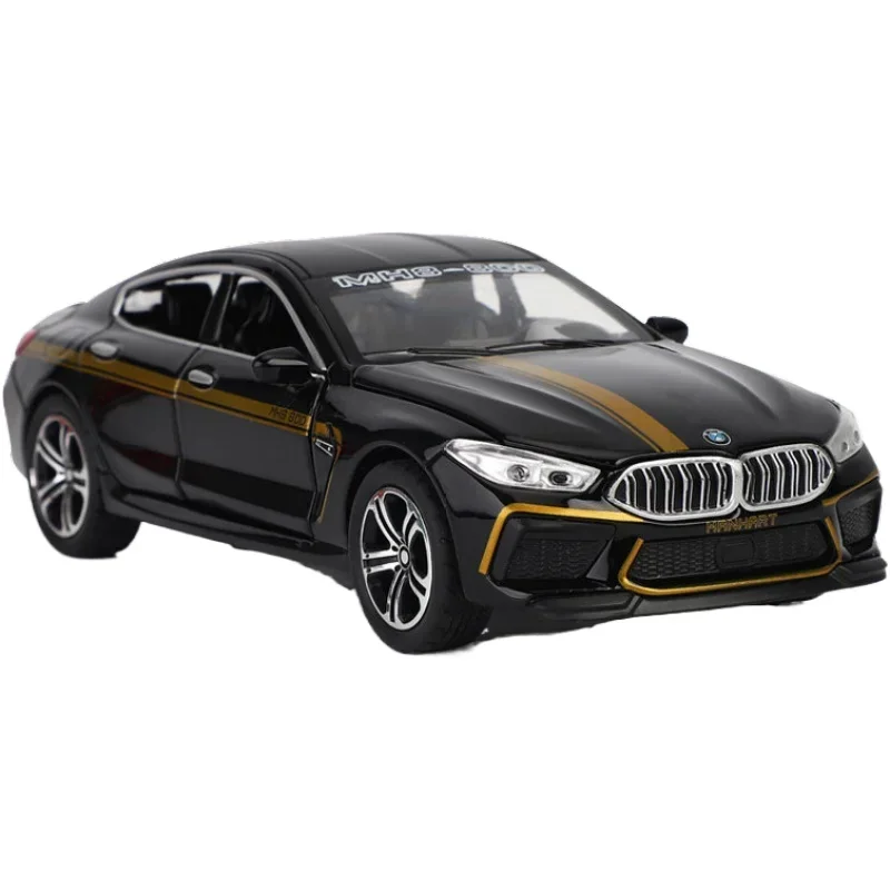 2021 New 1:32 Scale Diecast Simulator Model Car BMW M8 Classic Vehicle Metal Alloy Toy Car For Boy Children Gift Collection