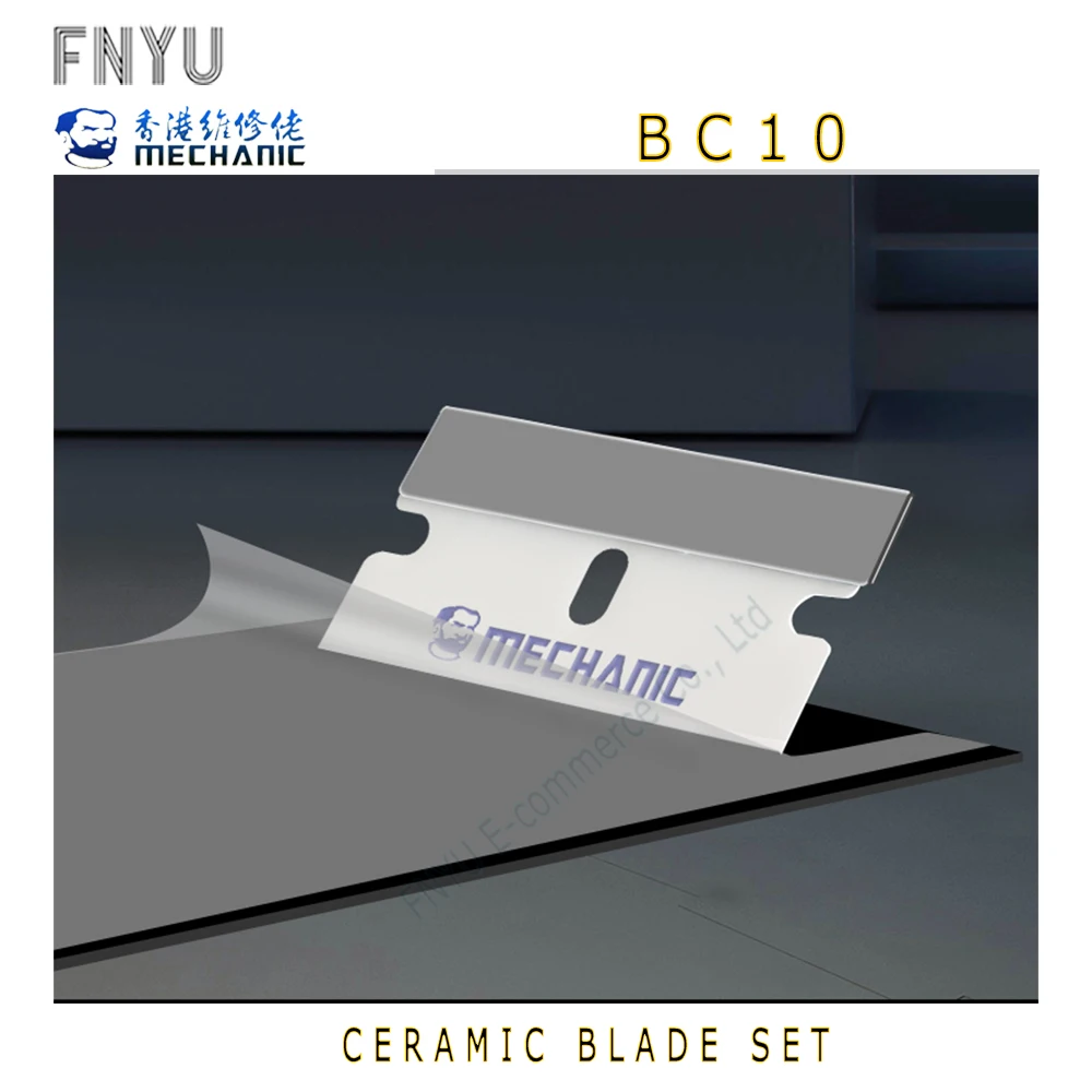 MECHANIC BC10 Ceramic blade Screen rubber remover ceramic high temperature corrosion resistant non conductive rubber remover